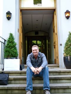 John outside of Abbey Road Studios